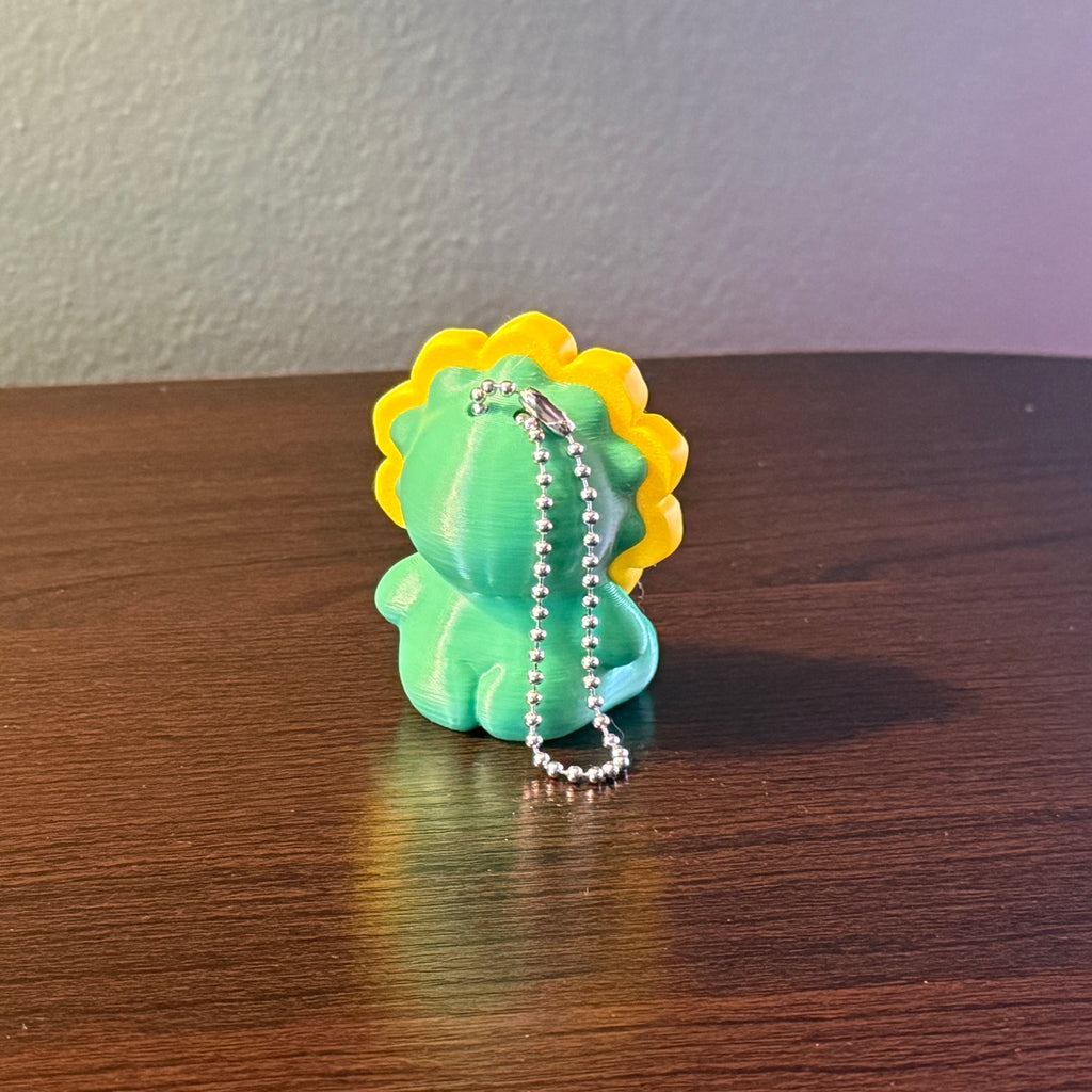 Sunflower Fidget Clicker Keychain