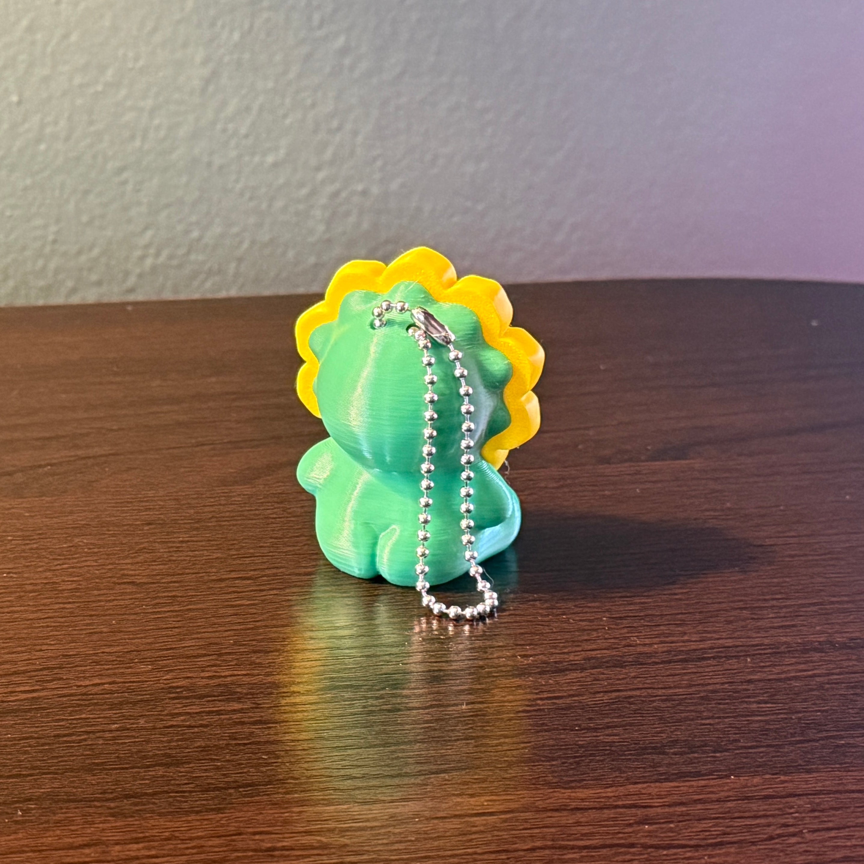Sunflower Fidget Clicker Keychain