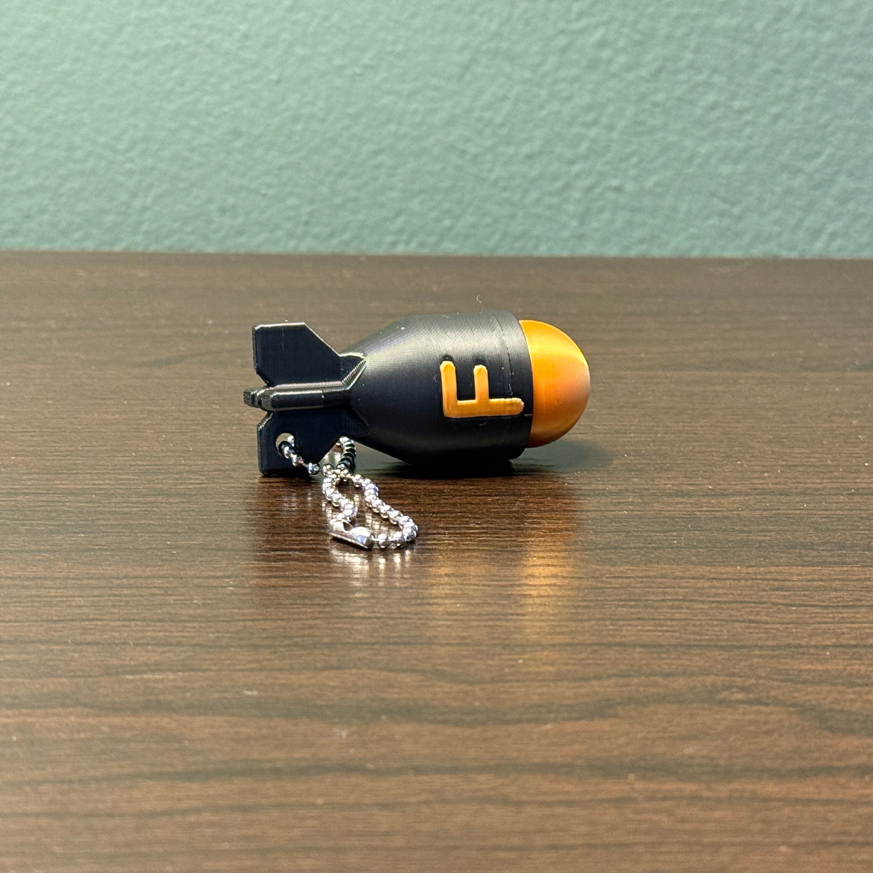 “F” Bomb Fidget Clicker Keychain