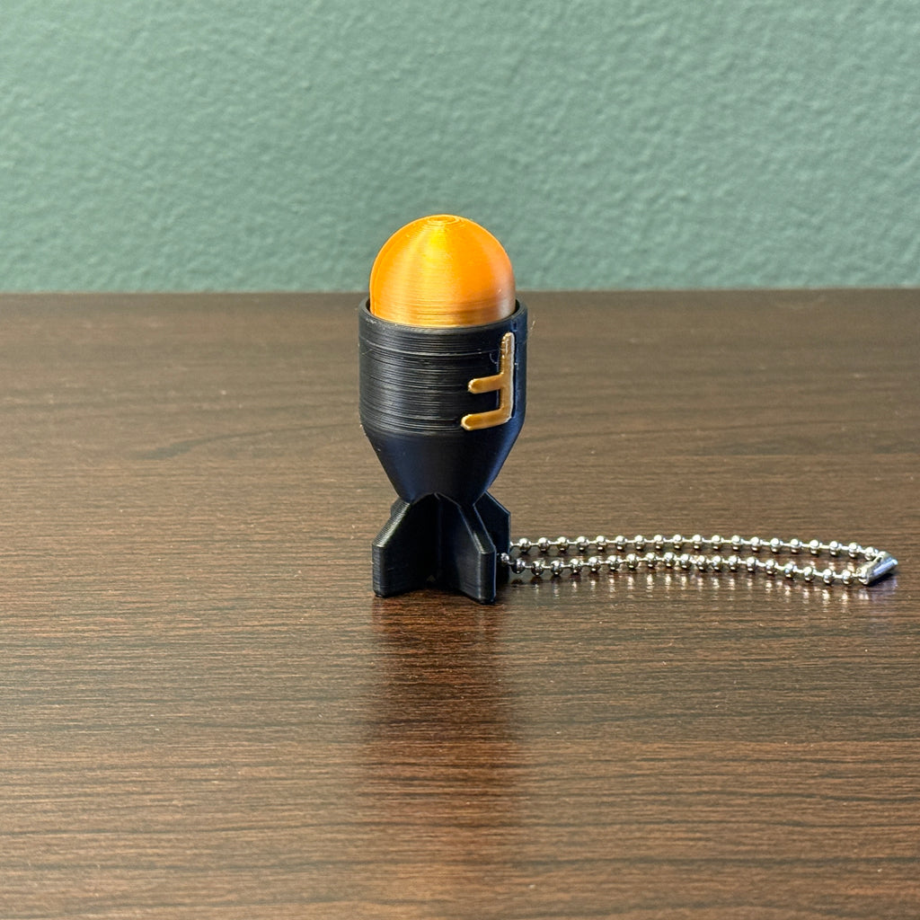 “F” Bomb Fidget Clicker Keychain