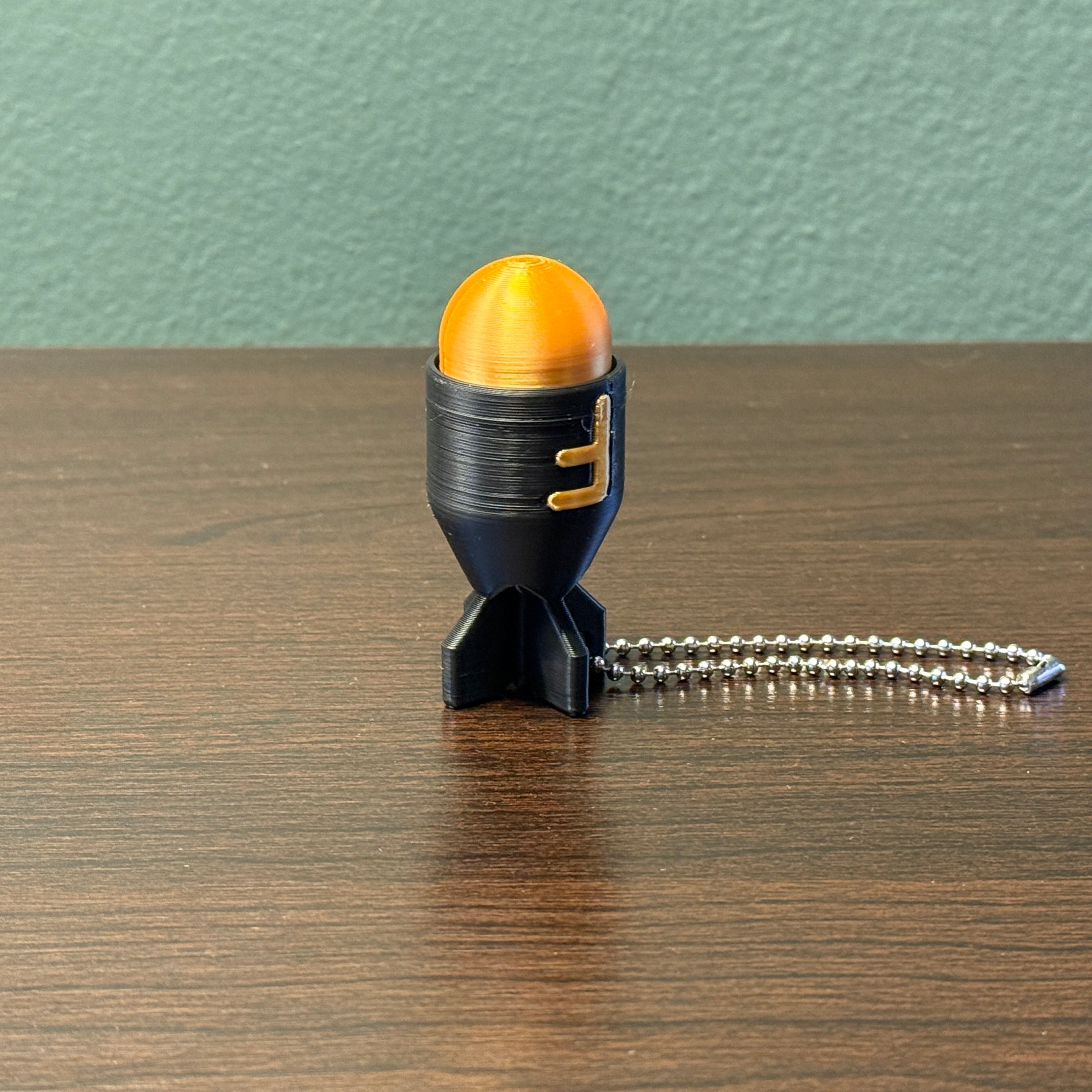 “F” Bomb Fidget Clicker Keychain