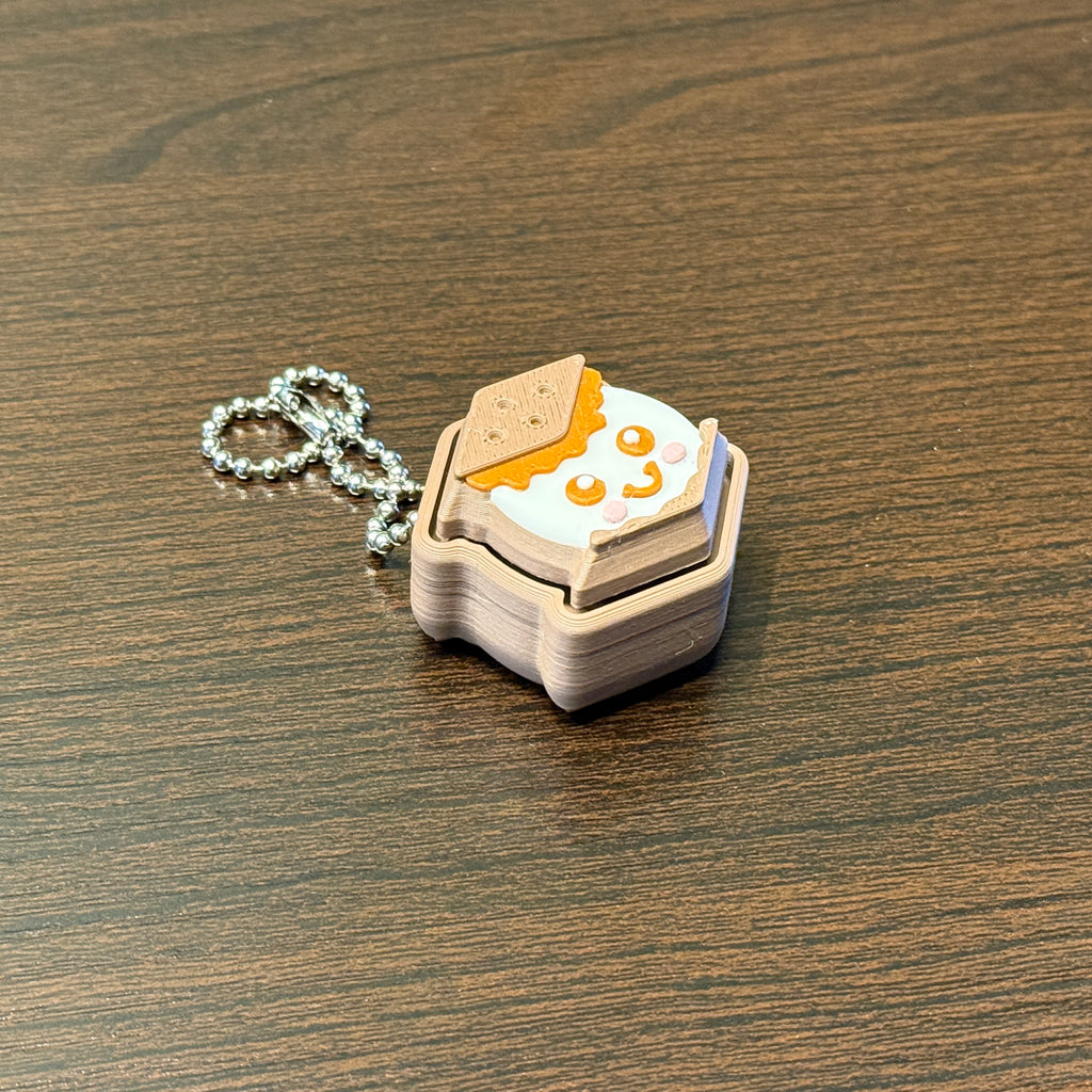 S’more’s Fidget Clicker Keychain