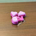 Mushroom Fidget Clicker Keychain