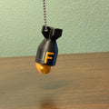 “F” Bomb Fidget Clicker Keychain