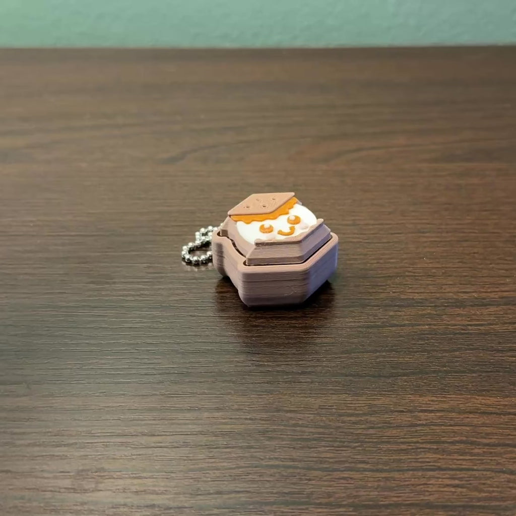 S’more’s Fidget Clicker Keychain