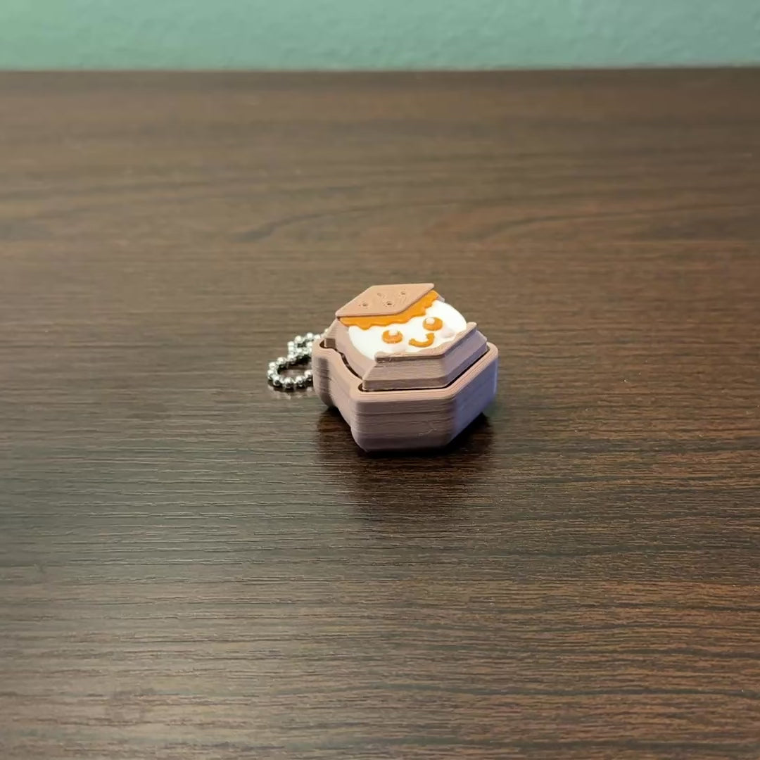 S’more’s Fidget Clicker Keychain